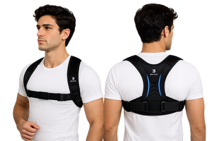 Corrector de Postura Inteligente BYNOX™ | Soporte Ergonómico Ajustable para Espalda y Hombros