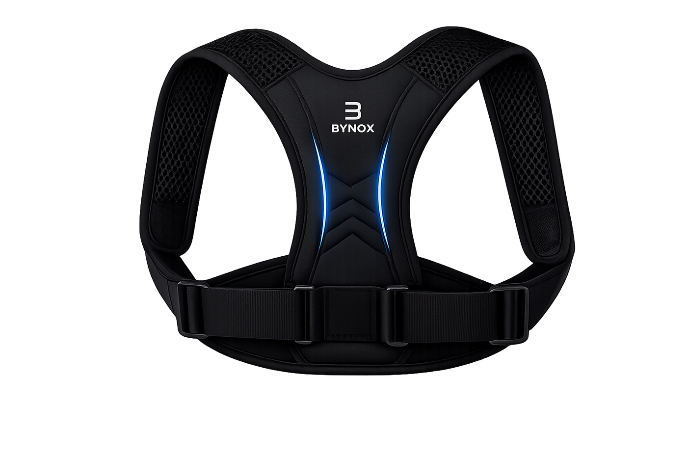 Corrector de Postura Inteligente BYNOX™ | Soporte Ergonómico Ajustable para Espalda y Hombros